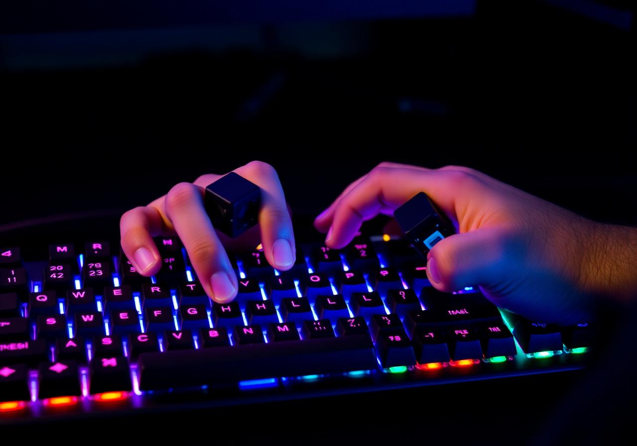 Gamer training with FingerWeights for faster reaction time